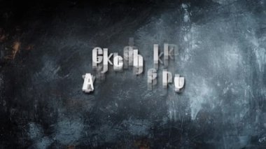 Metin Motivasyonal Tırnak Mücadelesinin Animasyon Tipografisi Sınırlarınızı Zorlayın.