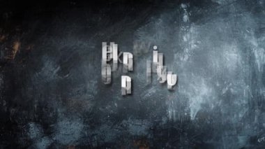 Metin Motivasyonal Alıntı Mutluluğu Animasyon Tipografisi.
