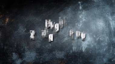 Metin Motivasyon Alıntısı Sınırsız Rüya Animasyon Tipografisi