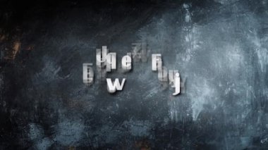 İlham verici Başlık Başlığı Canlandırma Videosu Gerçekliğinizi Kucaklayın