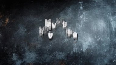 İlham verici Başlık Başlığı Animasyon Videosu Olanaklara İlham Verir.