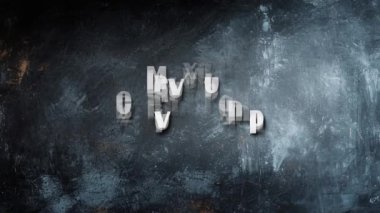 İlham verici Başlık Başlığı Animasyon Video Eylemle İlham Verir