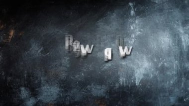 İlham verici Alıntı Animasyon Videosu Başlığı Sadece Yap