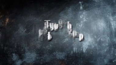 Pozitif İfade Başlığının Animasyon Tipografisi Tutkunu Takip Et.