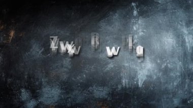 Metin Motivasyonal Tırnak Güven Yolculuğunun Animasyon Tipografisi