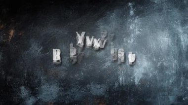 Metin Motivasyon Alıntılarının Animasyon Tipografisi Rüyalarınıza Güvenin