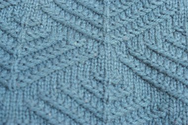 Açık Yeşil Örgü Yün Dokuma Arkaplanını Kapat