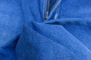 Mavi Denim Jean Kumaş Dokusunu Kapat Arkaplanı 