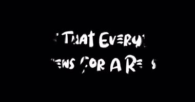  Grunge Geçiş Efekti Animasyon Cesur Metin Alıntılaması İçin Her şeyin Olduğuna Güven