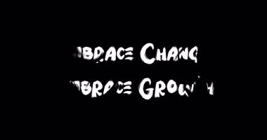 Değişikliği Kucakla, Büyüme Grunge Geçiş Efektini Kucakla Cesur Metin Alıntısı