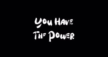  Güç Grunge Geçiş Efekti Canlandırılmış Kalın Metin Alıntısı