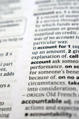 İngilizce Sözlük Sayfasını Tanımlama Kelimesi ile Kapat - Hesap Resmi 