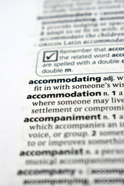 Yazdırılmış Kelimenin İngilizce Tanımlama Sözlüğü - Resmin Kapatılması