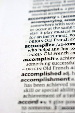 Yazdırılmış Kelimenin İngilizce Tanımlama Sözlüğü - Resmi Kapat