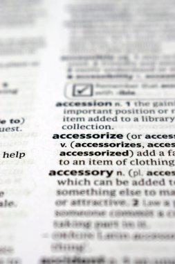 Yazdırılmış Kelimenin İngilizce Tanımlama Sözlüğü - Resmi Kapat