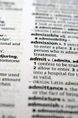 İngilizce Sözlük Sayfasını Kelimeyle Kapat - Kabul Et