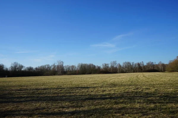 stock image Beautiful March landscape in the recreation area of Berliners. Marzahn-Hellersdorf, Berlin, Germany