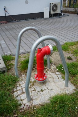 Berlin, Almanya 'da ateş suyu emme bağlantısı