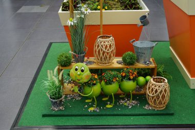 Bahçe için bahar süsü. Berlin, Almanya