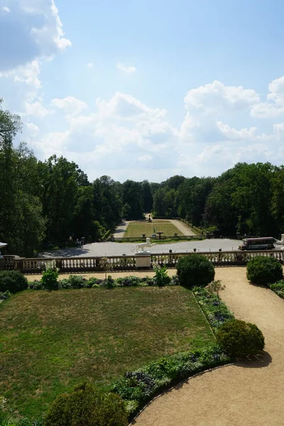 View Sanssouci Park Its Magnificent Vegetation Orangery Palace Sanssouci Park — Stock Photo, Image