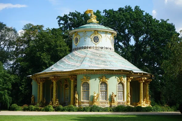 Casa Chinesa Pavilhão Jardim Parque Sanssouci Arquiteto Jardim Foi Johann — Fotografia de Stock