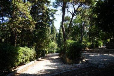Yol, Rodini Parkı 'nın içinden geçiyor. Rodini Parkı gezegendeki en eski parklardan biri olarak kabul edilir. Rodos Adası, Yunanistan