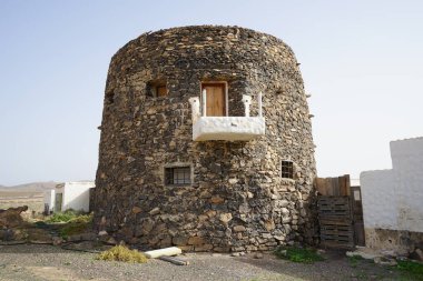 Costa Calma, Fuerteventura, İspanya - 22 Ekim 2022: Rancho de Matas Blancas, 14 Kasım 1965 'te Matas Körfezi' nde 