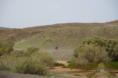 Tarajalejo, Fuerteventura, İspanya - 29 Ekim 2022: 29 ve 30 Ekim 'de, Fuerteventura adası boyunca 