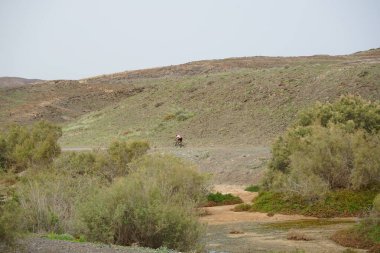 Tarajalejo, Fuerteventura, İspanya - 29 Ekim 2022: 29 ve 30 Ekim 'de, Fuerteventura adası boyunca 