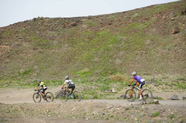 Tarajalejo, Fuerteventura, İspanya - 29 Ekim 2022: 29 ve 30 Ekim 'de, Fuerteventura adası boyunca 