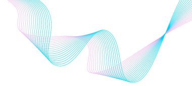 Geleceğe ait renkli bir geçmiş. Mavi ve mor renkli gradyan geometrik pankart. Müzik için dengeleyici. vektör.