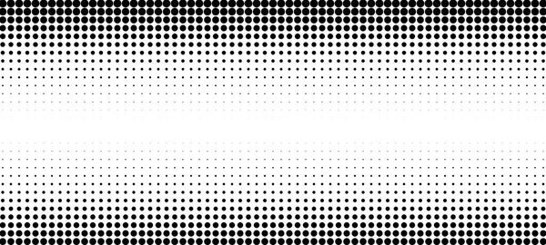 Gradient Vertical Points Noirs Blancs Texture Demi Teinte Illustration Vectorielle — Image vectorielle