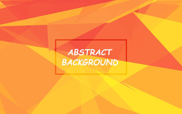 Abstract background of geometric shapes. Bright triangular shapes of various colors and transparency. Platform for advertising.
