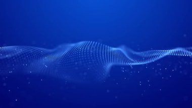 Fütürist ses dalgası. Müzik için dengeleyici. Veri transferi. 3B görüntüleme.