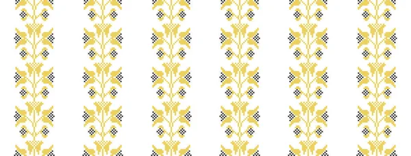 Українська Смугаста Преса Векторні Смуги Створюють Безшовні Візерунки Текстилю Тканини — стоковий вектор