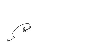 Armut tek çizgi animasyon. Sürekli bir çizim çizgisi animasyonu, armutlu görüntüler..