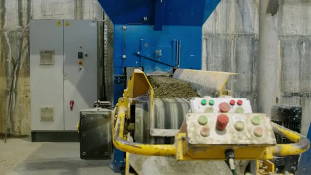 Attrezzature Meccaniche Produzione Del Cemento Processo Produzione Del Cemento Cementificio — Video Stock