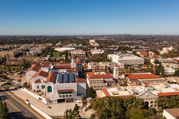 加州圣地亚哥州立大学 空中景观 — 图库照片