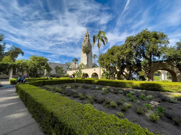 Καλιφόρνια Πύργος Στο Πάρκο Balboa Σαν Ντιέγκο Καλιφόρνια Royalty Free Εικόνες Αρχείου