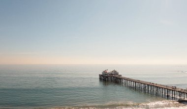 Malibu, California 'daki Malibu iskelesi.. 