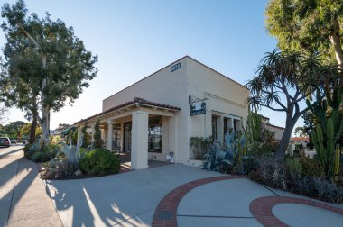 November 20, 2022, Rancho Santa Fe, California. One of many real estate offices in town for luxury homes. 