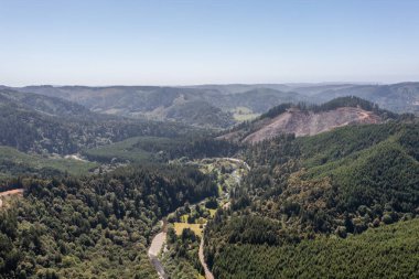 Güney Oregon, ABD 'deki Altınehir Vadisi' nde hava aracı vuruldu.. 
