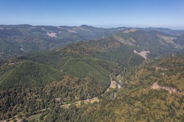 Güney Oregon, ABD 'deki Altınehir Vadisi' nde hava aracı vuruldu.. 