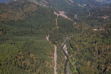Güney Oregon, ABD 'deki Altınehir Vadisi' nde hava aracı vuruldu.. 