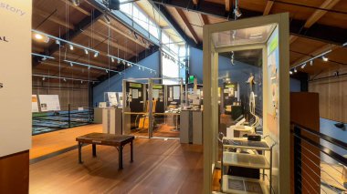 30 Mart 2025 Coos Bay, Oregon. Coos Tarih Müzesi.