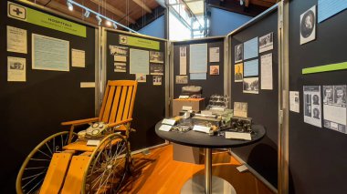 30 Mart 2025 Coos Bay, Oregon. Coos Tarih Müzesi.