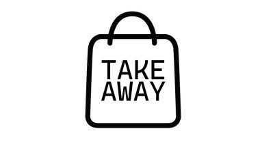 İzole edilmiş Siyah ve Beyaz Paket Paketi Simgesi veya İmzası