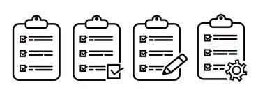 Ataçlı ikon tablet. İşlem ya da görev izleyicisi sembolü. Koçun taktik kurulu. Referans vektör illüstrasyon tasarımı kayıtları veya terimleri