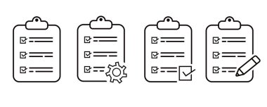 Ataçlı ikon tablet. İşlem ya da görev izleyicisi sembolü. Koçun taktik kurulu. Referans vektör illüstrasyon tasarımı kayıtları veya terimleri