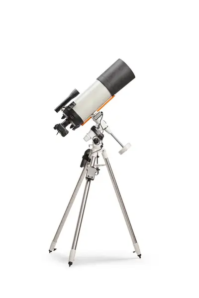 Studio Shot Astrophotography Telescope Isolated White Background — Stock Photo, Image